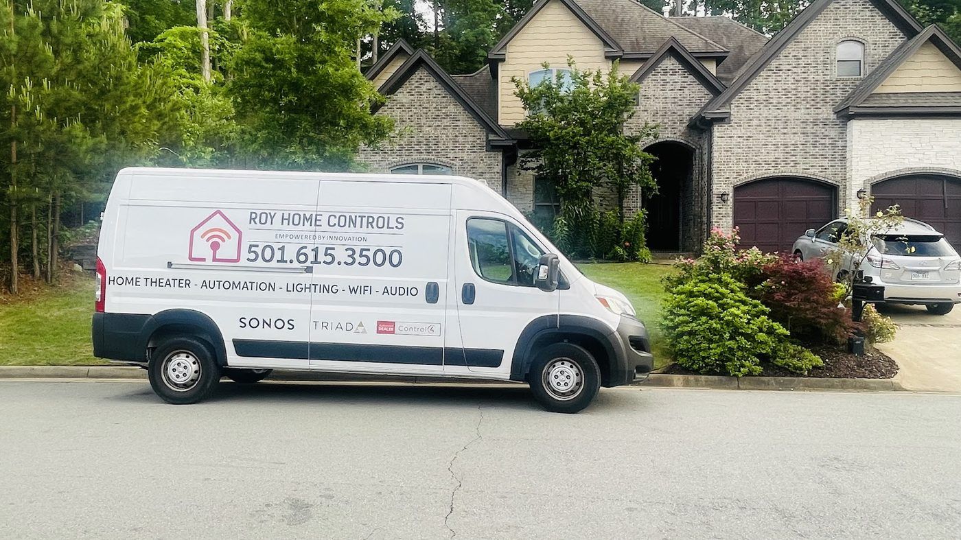 Roy Home Controls service van