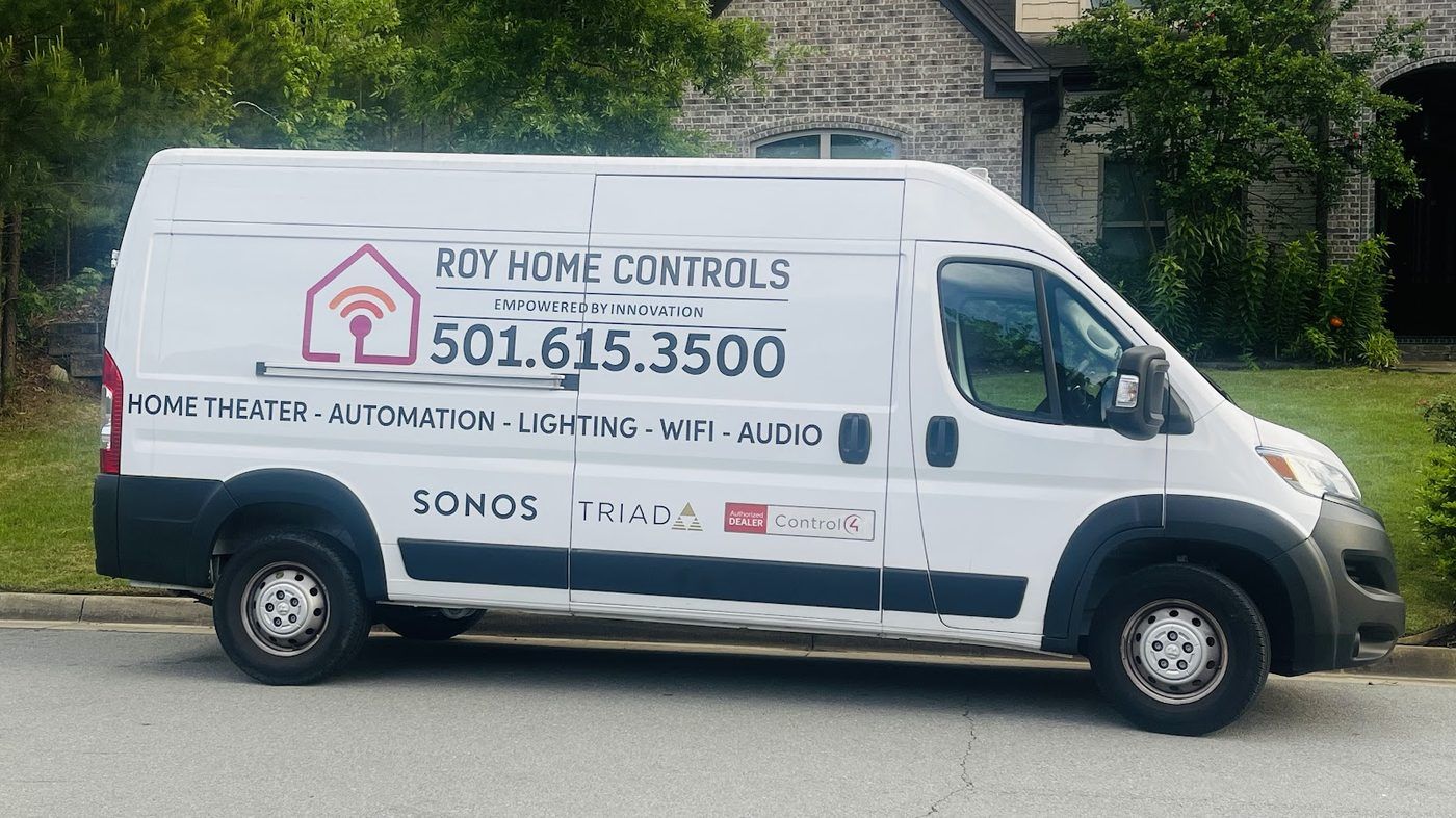 Roy Home Controls service van